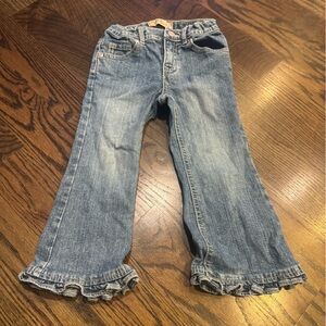 The Children's Place Denim Jeans with Ruffle Hem
